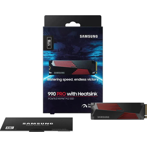 SSD Samsung 990 Pro с радиатором 1TB MZ-V9P1T0CW