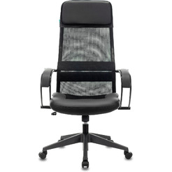 Кресло Бюрократ  CH-608 TW-01 TW-11 (сетка черный/иск кожа)