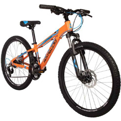 Велосипед Novatrack Extreme 21.D 2024 24AHD.EXTREME.11OR4 (оранжевый)