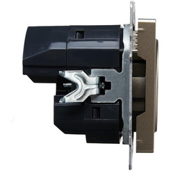 Розетка IEK Brite BR-R14-16-U21-D31-K37