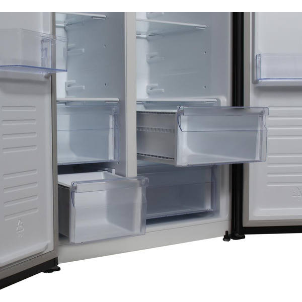 Холодильник Hyundai CS5003F (черное стекло)