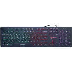 Клавиатура Oklick 420MRL (черный)