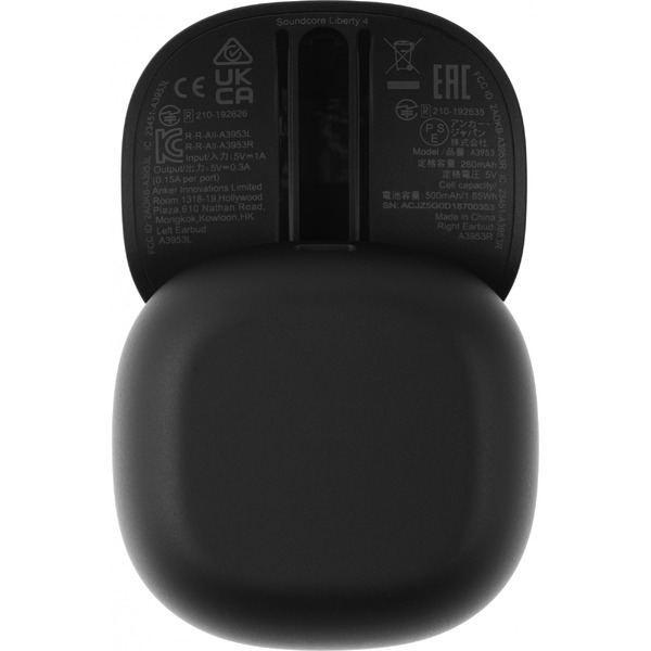 Наушники беспроводные SOUNDCORE Liberty 4 A3953 (черный)