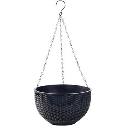 Кашпо Botanica Rattan (21x13.5см, черный)