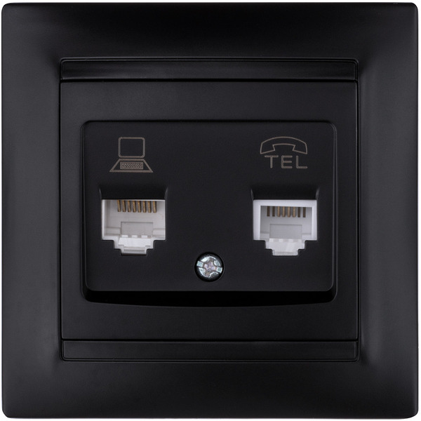 Розетка компьютерная TDM Electric Лама SQ1815-0619