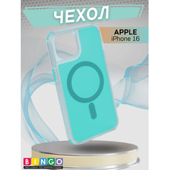 Бампер BINGO Model Magnetic для APPLE iPhone 16 бирюзовый
