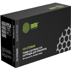 Картридж лазерный Cactus CS-CF280AS CF280A черный (2700стр.) для HP LJ Pro 400/M401/M425