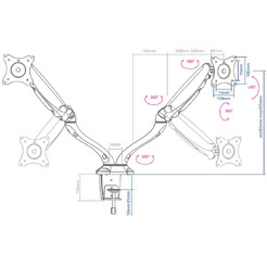 Кронштейн для монитора Arm Media LCD-T22