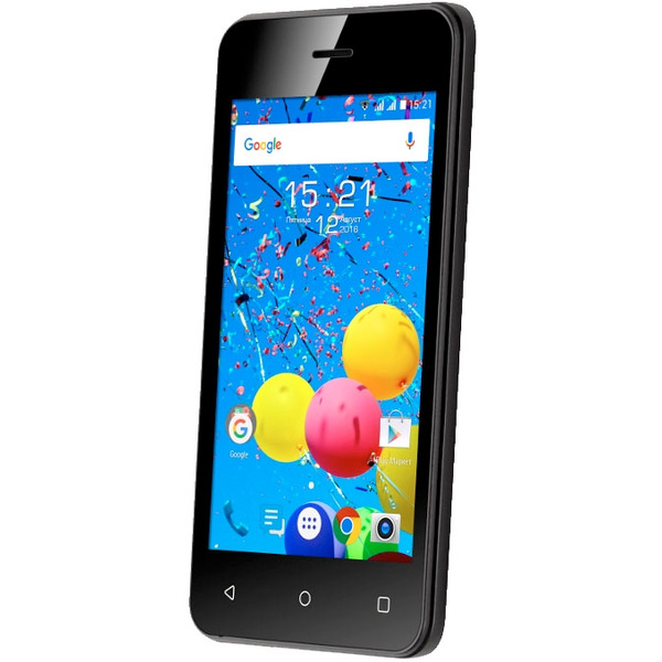 Смартфон FLY Stratus 5 черный FS406
