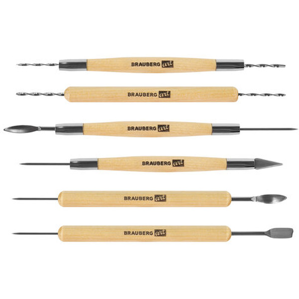 Набор инструментов для лепки BRAUBERG 271176