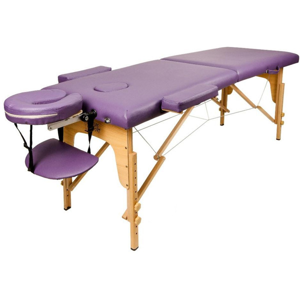 Массажный стол Atlas Sport Складной 2-с 60см 2D-60185/4 (фиолетовый)