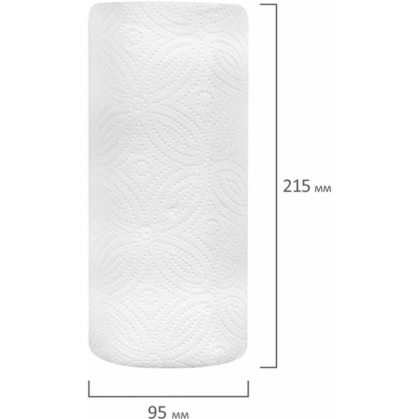 Полотенца бумажные 2-х слойные LAIMA LUXE 115399