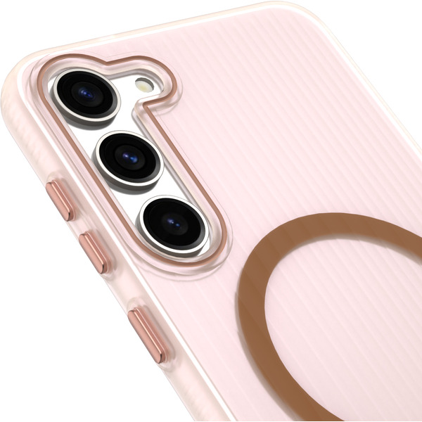 Задняя накладка CASE Translucent Strip Samsung Galaxy S23 Plus, золотой