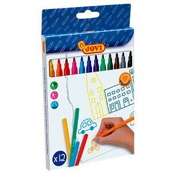 Фломастеры JOVI 1612 (12 цв)