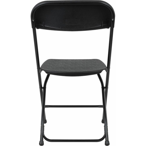 Стулья складные BRABIX Golf CF-002 (КОМПЛЕКТ 4 шт., черный каркас, пластик черный) 533030