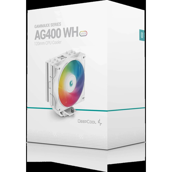 Кулер для процессора DeepCool AG400 WH ARGB R-AG400-WHANMC-G-2