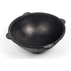 Казан CHUGUN INVEST LLC  Узбекский с алюминиевой крышкой и подвесной ручкой (6 л, плоское дно)