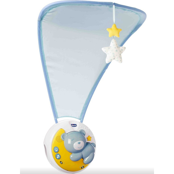 Мобиль на кроватку CHICCO Toys Next2Moon, голубой, 0 мес +, 340728422