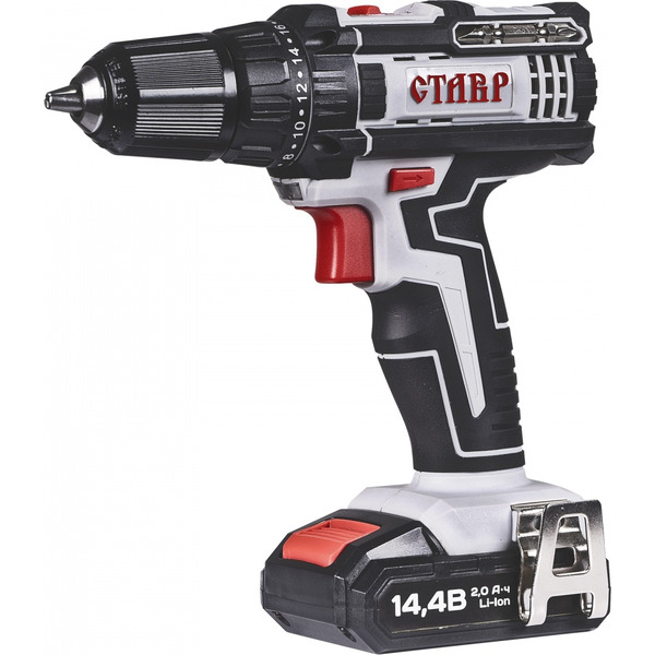 Шуруповерт STAVR ДА-14,4Л (ст14,4лда) с 1-им АКБ и ЗУ