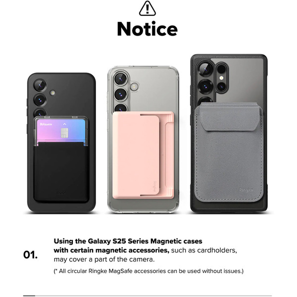 Чехол Ringke UX MAGNETIC для Galaxy S25 Ultra SMOKE BLACK