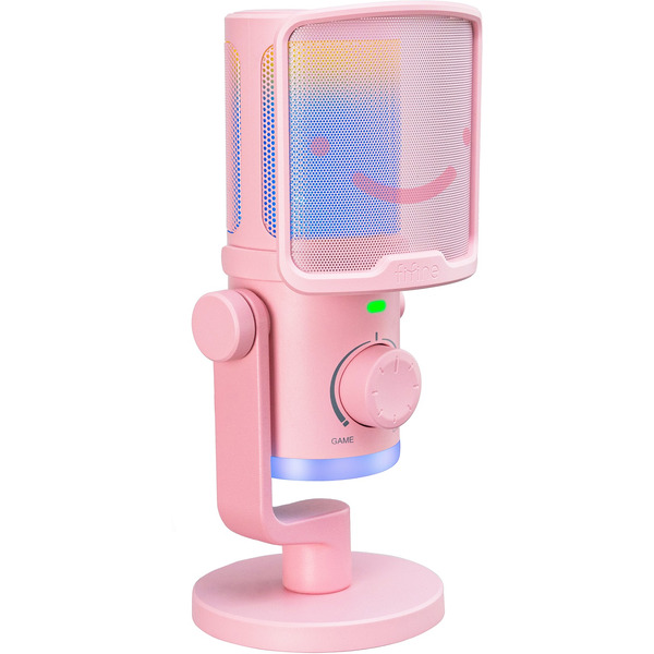 Микрофон FIFINE AM6P Pink электретный (малый конденсатор)
