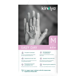 Подгузники-трусики детские Kirulya Easy Day M 6-11кг (58шт)