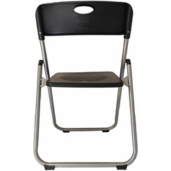 Стул складной BRABIX Golf Lite CF-017 (серебристый каркас, пластик чёрный) 532895