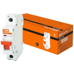 Автоматический выключатель TDM ВА47-29 1Р 20А 4,5кА х-ка С SQ0206-0075