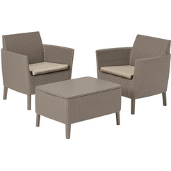 Набор садовой мебели Keter Salemo Balcony set 253202 (капучино)