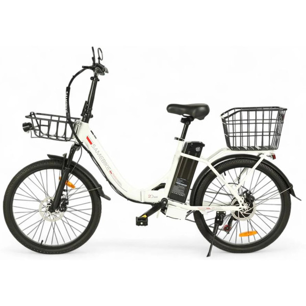 Электровелосипед SAMEBIKE City Master MY-E04 (белый)