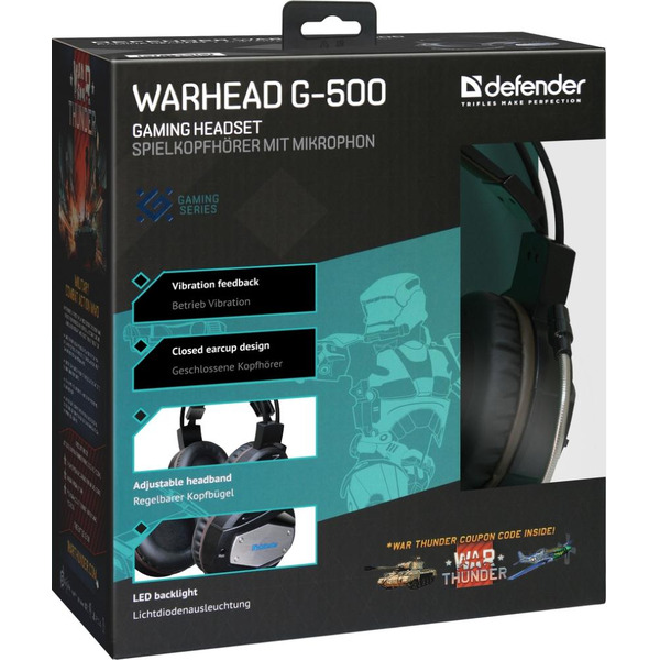 Игровая гарнитура DEFENDER Warhead G-500