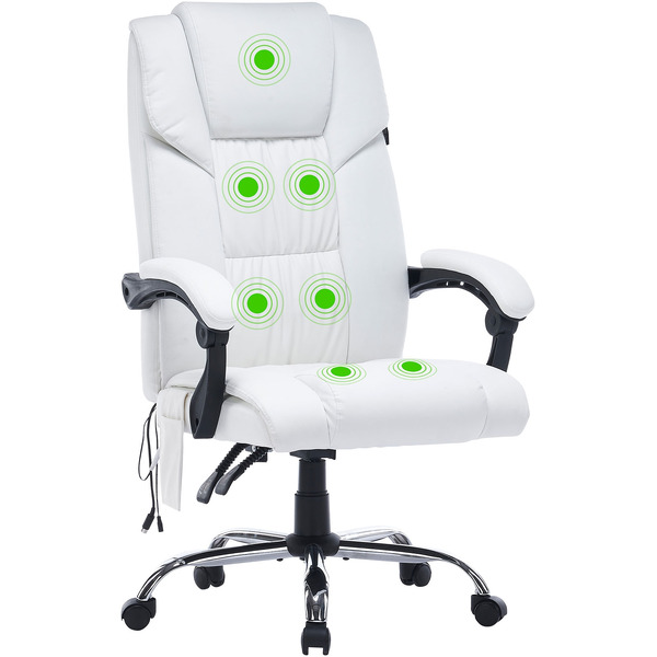 Кресло CACTUS CS-CHR-OC02M-WT (белый)