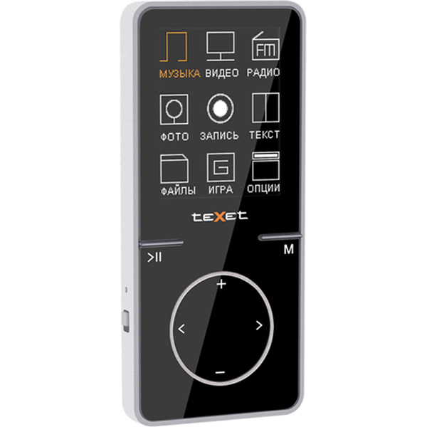 Mp3-плеер TEXET T-47 8 ГБ черный