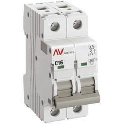 Выключатель автоматический EKF Averes AV-6 2P 16A (C) 6kA