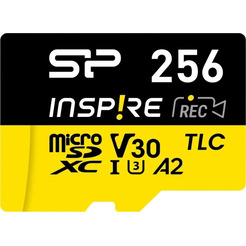 Карта памяти Silicon Power Inspire microSDXC SP256GBSTXLA2V1NSP 256GB (с адаптером)