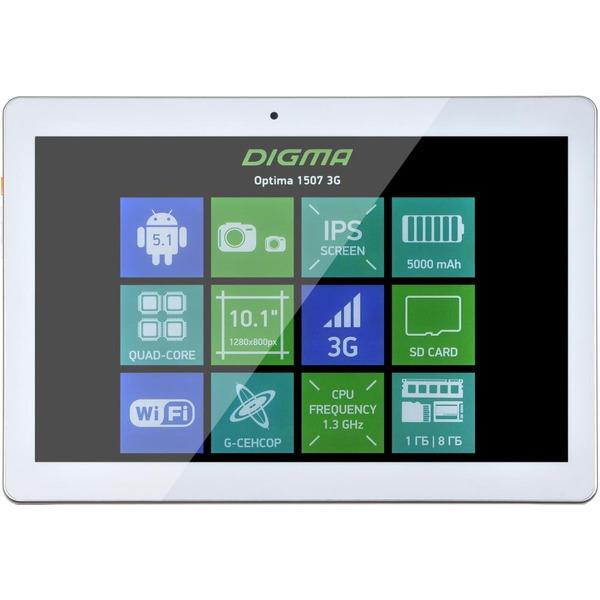 Планшет DIGMA Optima 1507 White