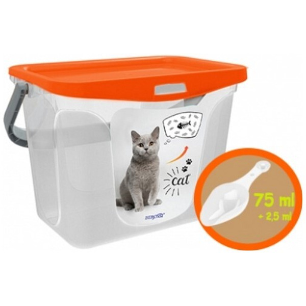 Емкость для корма животных BEROSSI АС 37540000 (мандарин)