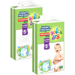 Трусики-подгузники Helen Harper Soft & Dry Junior (2x64 шт)