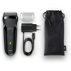 Электробритва Braun Series 3 301s Black + чехол