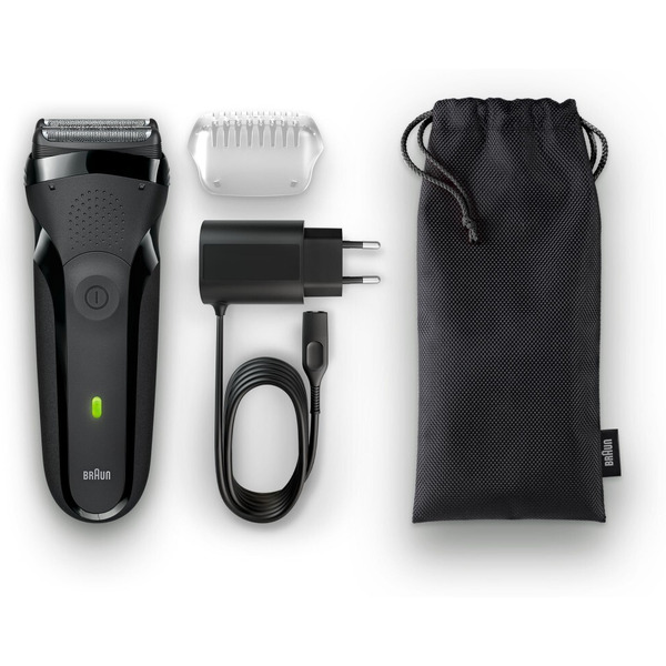 Электробритва Braun Series 3 301s Black + чехол