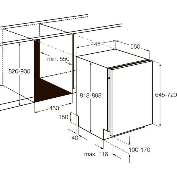 Посудомоечная машина AEG FSR62400P