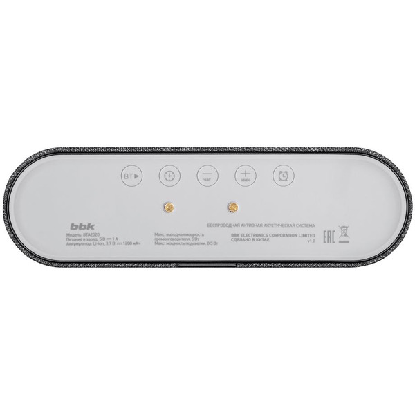Беспроводная колонка BBK BTA2020 (черный)
