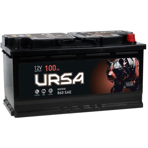 Автомобильный аккумулятор URSA Extra Power 100 Ah 800A R+