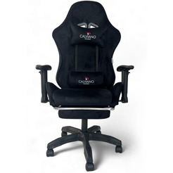 Вибромассажное кресло Calviano 1585 (черный велюр)