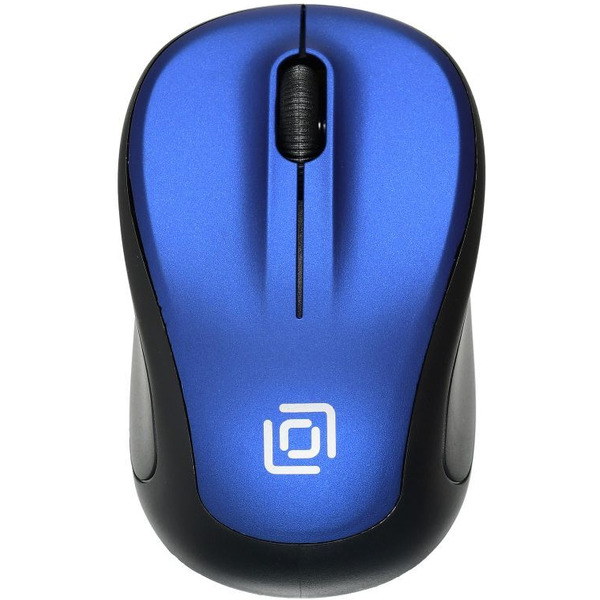 Мышь Oklick 665MW (черный/синий)