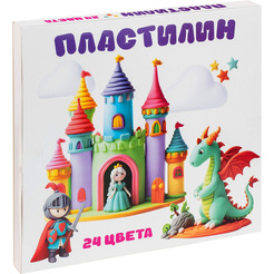 Пластилин Dream Makers PV24 (24цв)