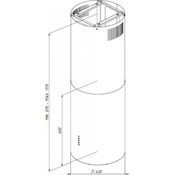 Вытяжка Akpo Isla Balmera wk-10 (черный)