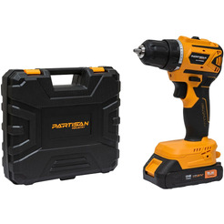 Дрель-шуруповерт Partisan AD-2155BL (с 2-мя АКБ, кейс)
