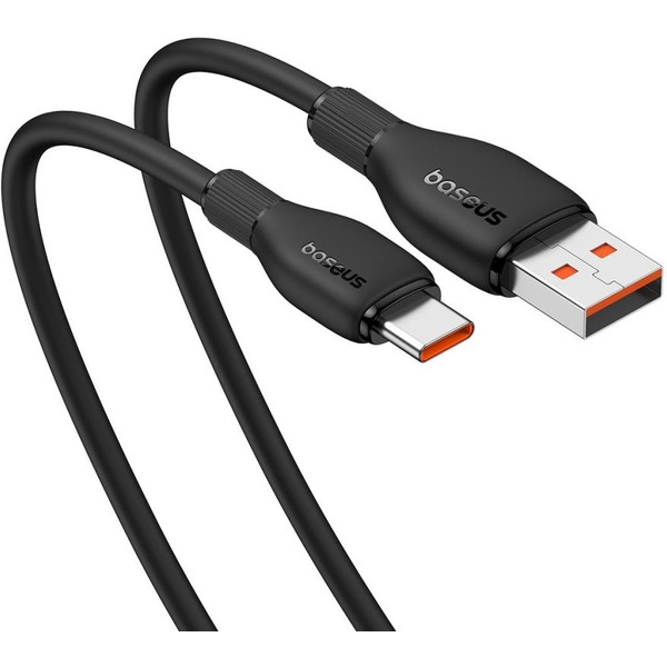 Кабель Baseus Pudding Series USB Type-A - USB Type-C (1.2 м, черный)