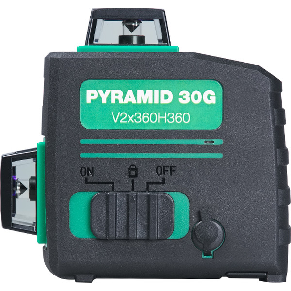 Лазерный нивелир FUBAG Pyramid 30G V2х360H360 3D зеленый луч (31632)